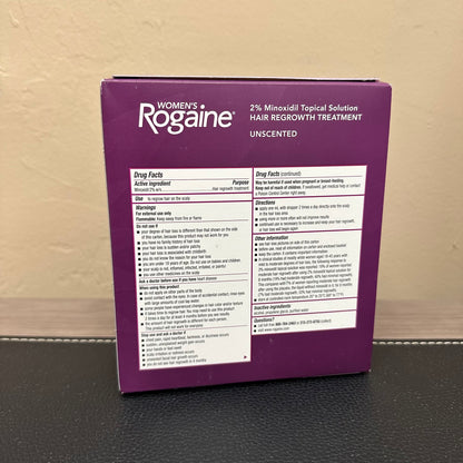 Women's Rogaine 2% Minoxidil Topical Solution - 3-Month Supply