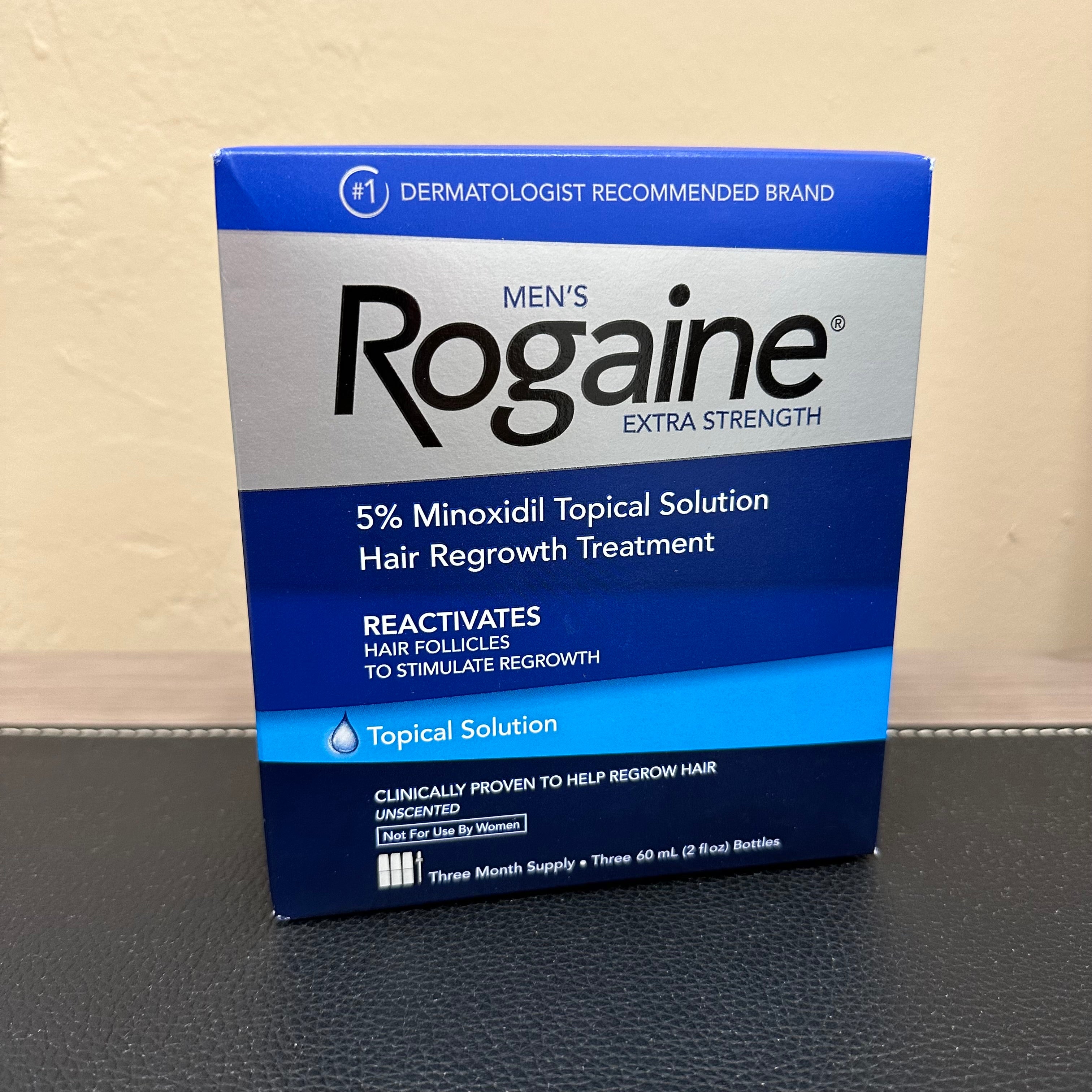 Rogaine Extra Strength authentic Topical Solution 3 Month Supply